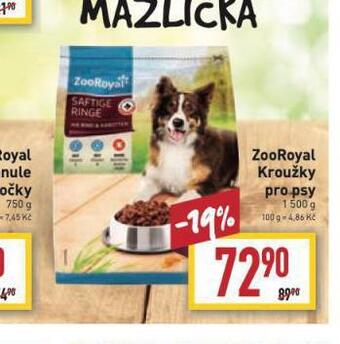 Billa Zooroyal kroužky pro psy nabídka