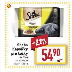 Billa Sheba kapsičky pro kočky nabídka