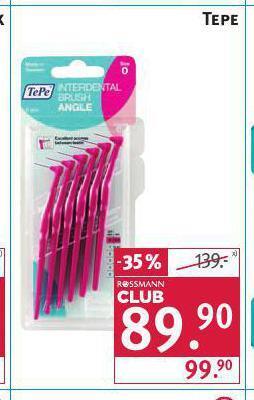 Rossmann Tepe mezizubní kartáček nabídka