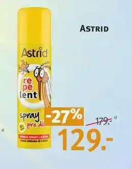 Rossmann Astrid repelentní sprej nabídka