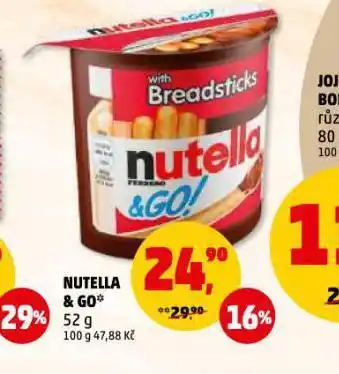 Penny Market Nutella & go tyčinky nabídka
