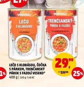 Penny Market Čočka s párkem nabídka