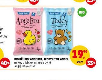 Penny Market Bio křupky angelina, teddy little angel nabídka