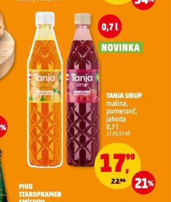 Penny Market Tanja sirup nabídka