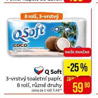 Teta Q soft toaletní papír nabídka