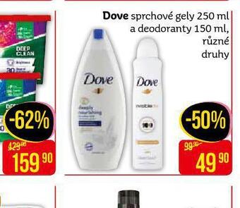 Teta Dove deodorant nabídka