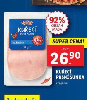 Lidl Kuřecí prsní šunka nabídka