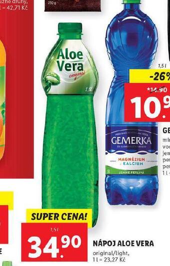 Lidl Nápoj aloe vera nabídka