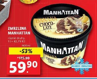 Lidl Zmrzlina manhattan nabídka