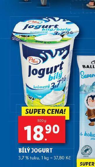 Lidl Bílý jogurt nabídka