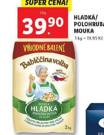 Lidl Babiččina volba mouka nabídka