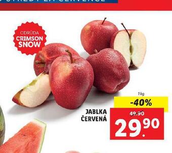 Lidl Jablka nabídka