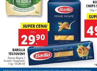 Lidl Barilla těstoviny nabídka