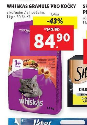 Lidl Whiskas granule pro kočky nabídka