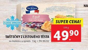 Lidl Taštičky z listového těsta nabídka