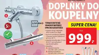 Lidl Termostatická baterie nabídka