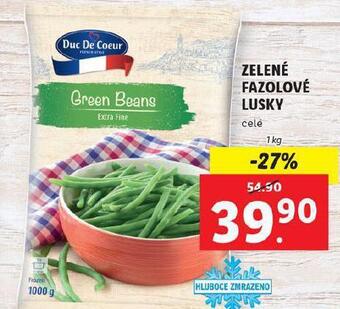 Lidl Zelené fazolové lusky nabídka