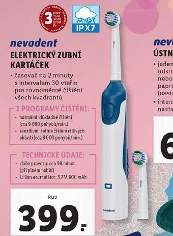 Lidl Elektrický zubní kartáček nabídka