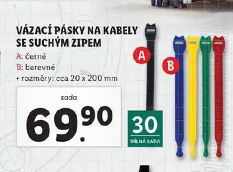 Vázací pásky na kabely se suchým zipem