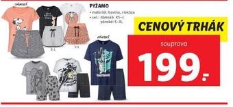 Lidl Pyžamo nabídka
