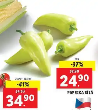 Bílá paprika