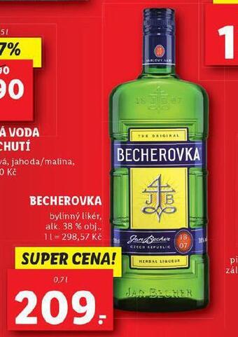 Lidl Becherovka nabídka
