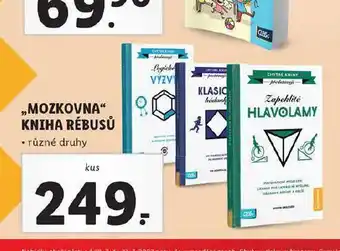 Lidl "mozkovna" kniha rébusů nabídka