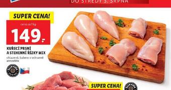 Lidl Kuřecí prsní a stehenní řízky nabídka