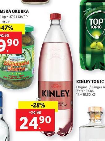 Lidl Kinley tonic nabídka