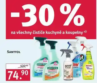 Rossmann Sanytol dezinfekce nabídka