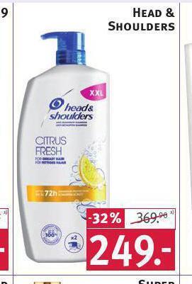 Rossmann Head & shoulders šampon nabídka