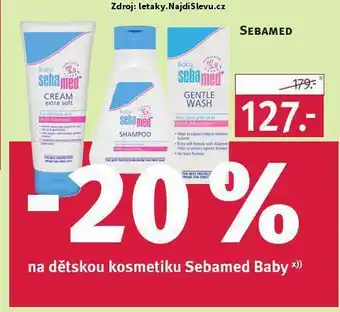Rossmann Sebamed dětská kosmetika nabídka