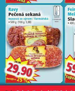 Norma Pečená sekaná nabídka