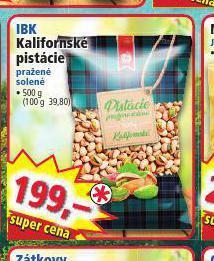 Norma Kalifornské pistácie nabídka