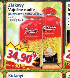 Norma Zátkovy vaječné těstoviny nabídka