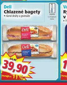 Norma Deli chlazené bagety nabídka