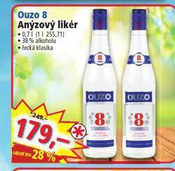 Norma Ouzo 8 anýzový likér nabídka