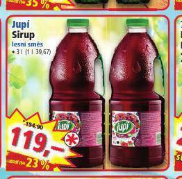 Norma Jupí sirup nabídka