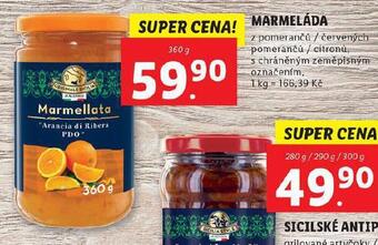 Lidl Marmeláda nabídka