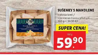 Lidl Sušenky s mandlemi nabídka