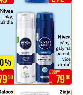 Teta Nivea pěna, gel na holení nabídka