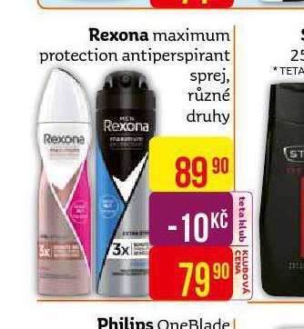 Teta Rexona antiperspirant nabídka