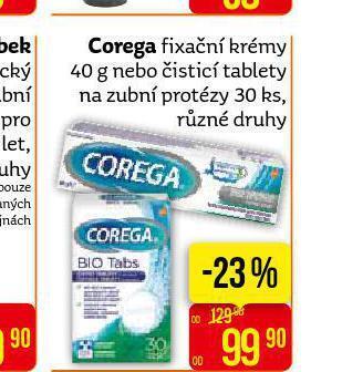 Teta Corega fixační krém nabídka