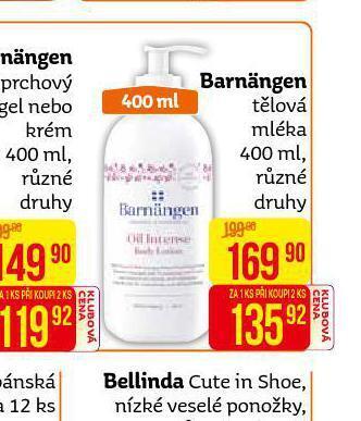 Teta Barnängen tělové mléko nabídka
