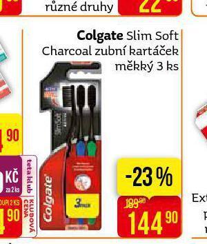 Teta Colgate slim soft zubní kartáček nabídka