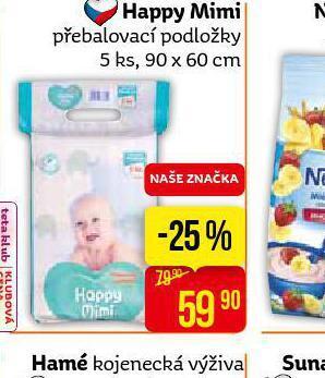 Teta Happy mimi přebalovací podložky nabídka