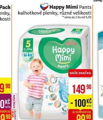 Teta Happy mimi plenkové kalhotky nabídka