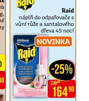 Teta Raid náplň do odpařovače nabídka