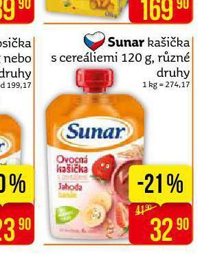 Teta Sunar kašička s cereáliemi nabídka