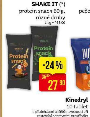 Teta Shake it protein snack nabídka